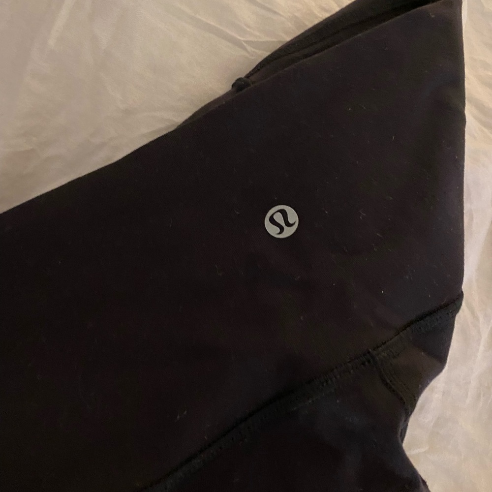 black lulu lemon size 12 leggings